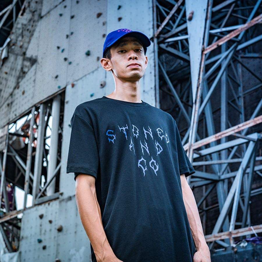 INCANDESCENCE NEON BLUE TSHIRT BLACK sold by Stone & Co. product image thumbnail 6