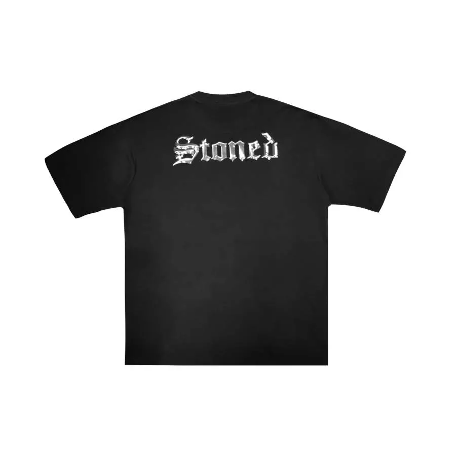 Chaos : Chrome Oversized T-Shirt Black sold by Stone & Co. product image thumbnail 2