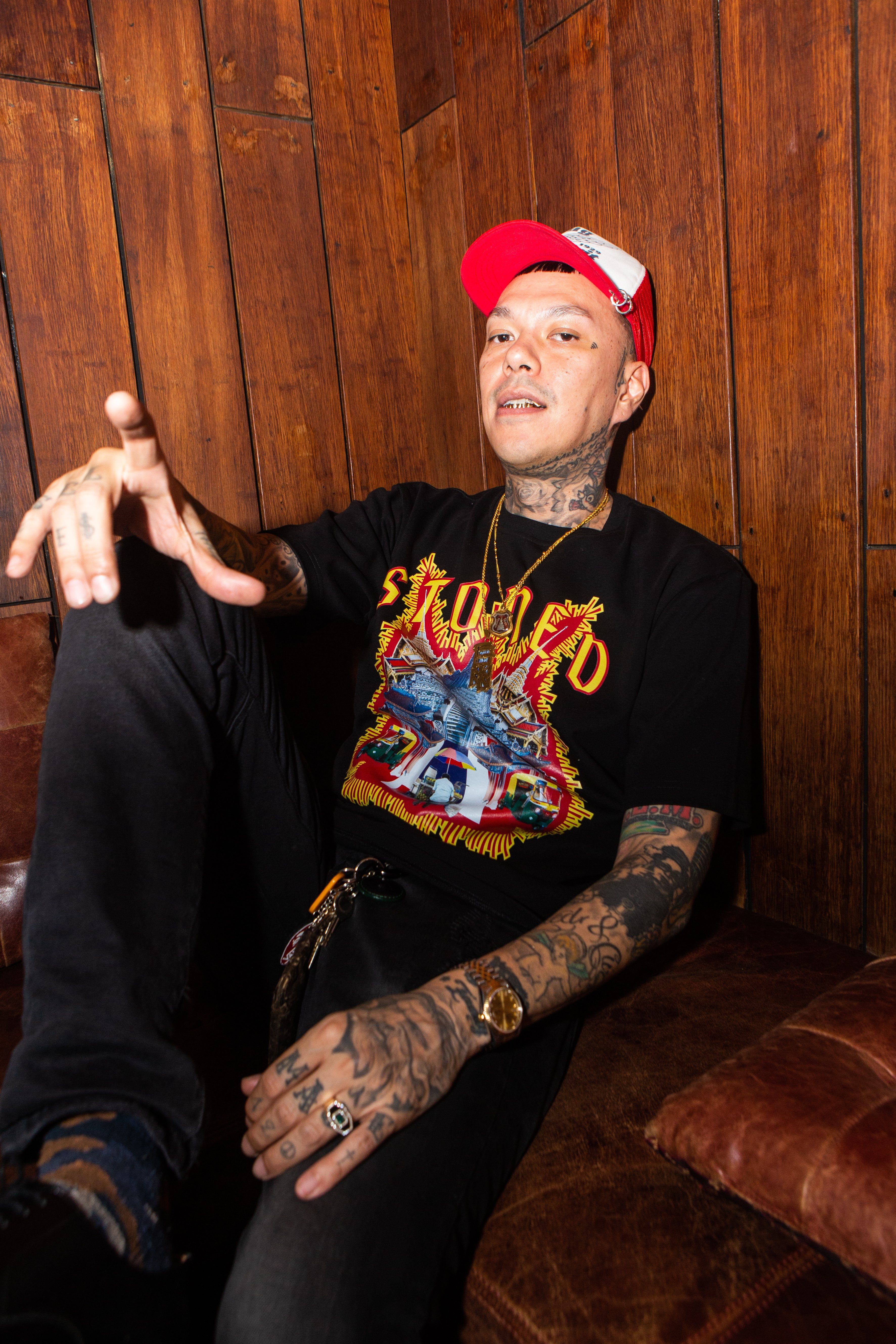 Stoned Journey : Statue Tee Black sold by Stone & Co. product image thumbnail 3