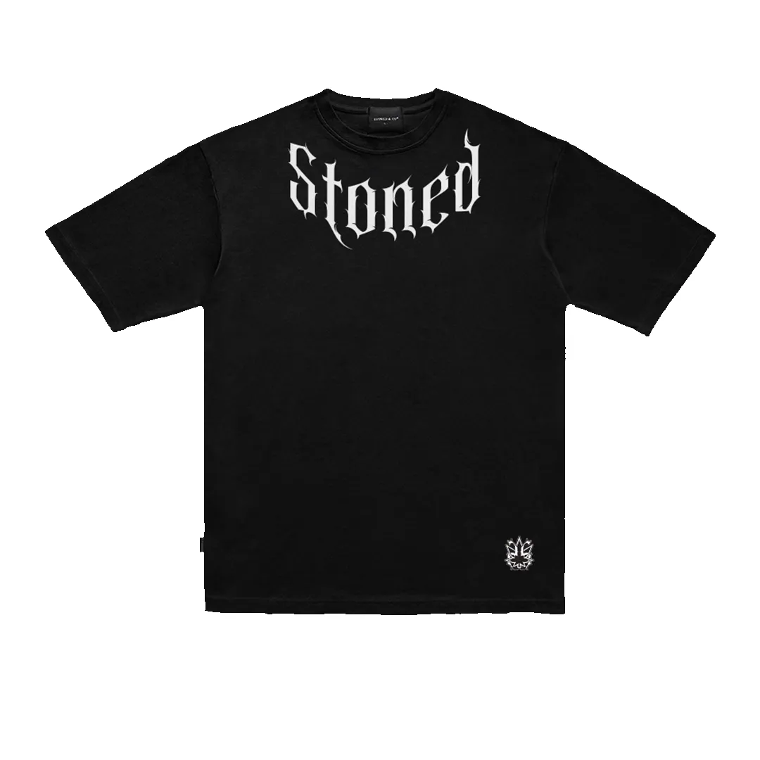 Stoned Blessed : Intense Tee Black sold by Stone & Co.