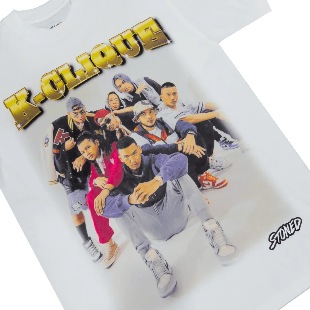 Stoned : K-Clique Tee White sold by Stone & Co. product image thumbnail 5