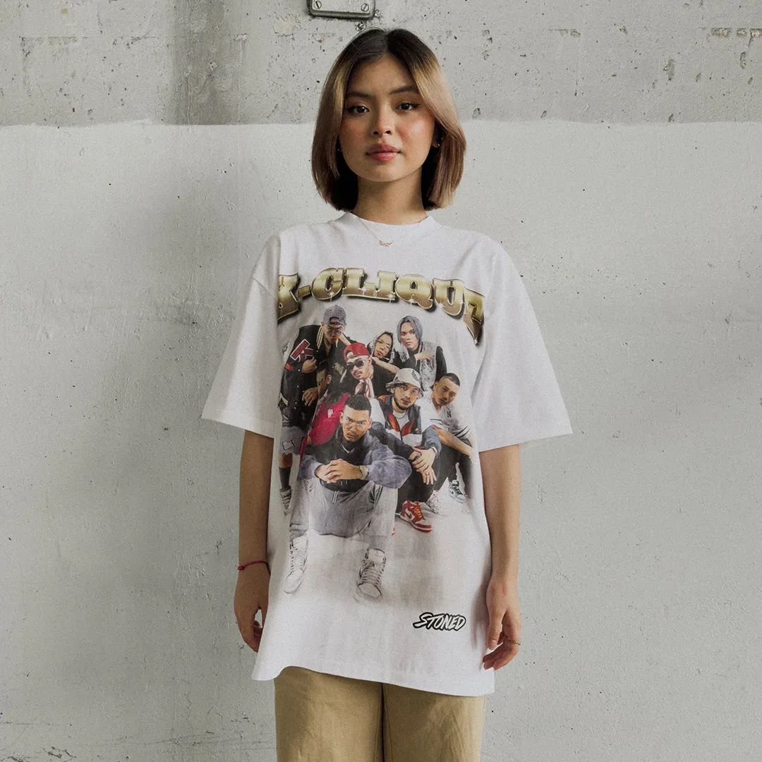 Stoned : K-Clique Tee White sold by Stone & Co. product image thumbnail 3