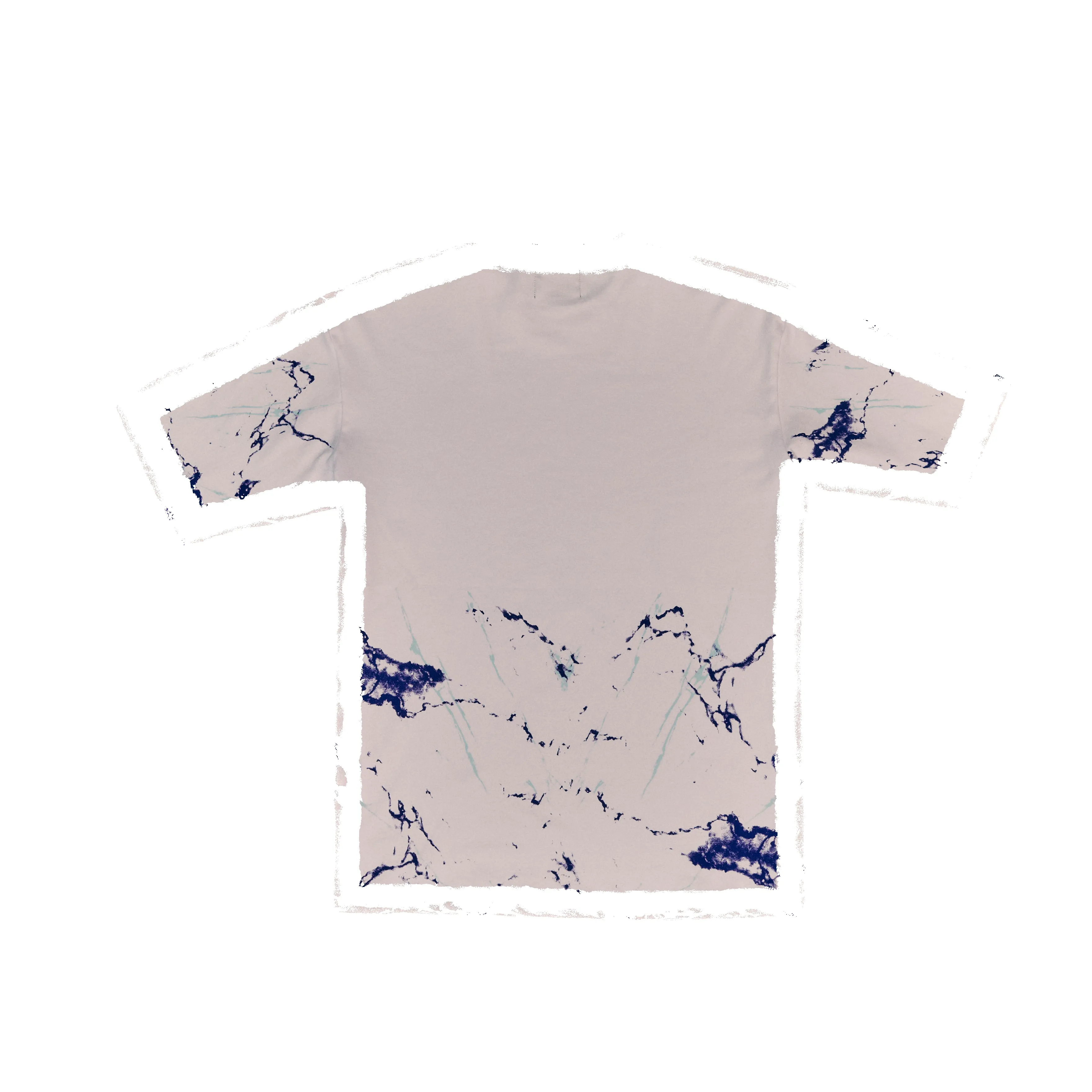 Stoned Blessed : Marble Tee White sold by Stone & Co. product image thumbnail 2