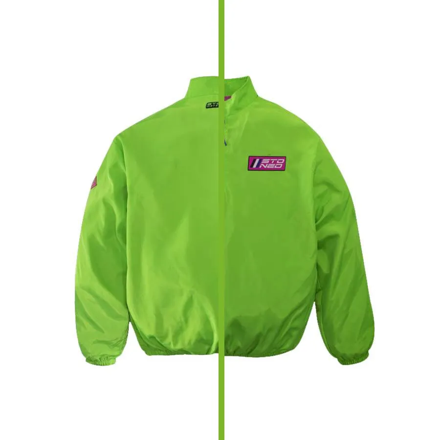 MOTORSPORT TRACK JACKET NEON GREEN sold by Stone & Co. product image thumbnail 3