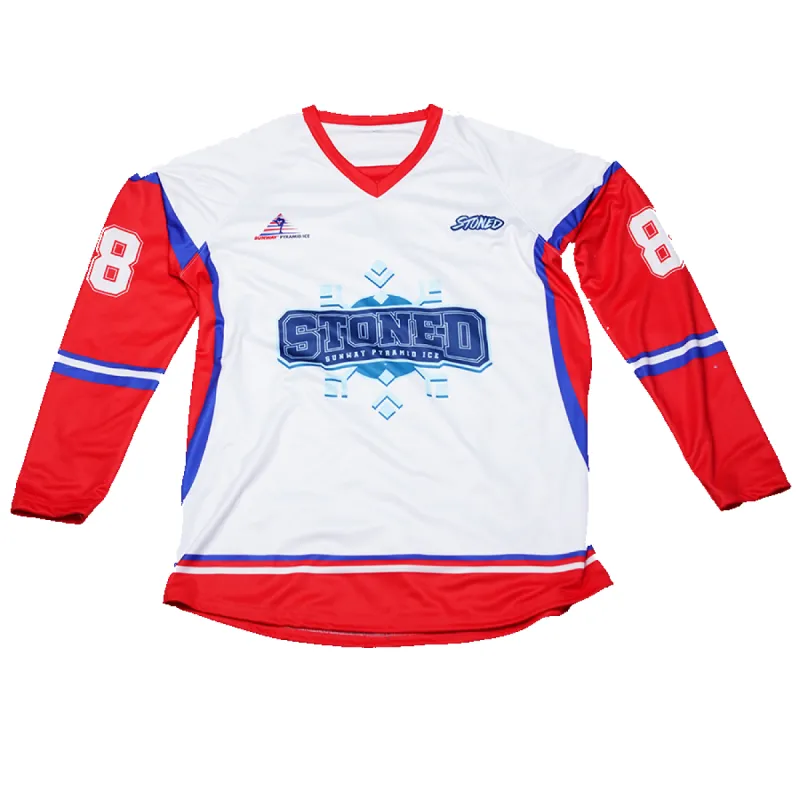 Stoned x Sunway Ice : Ice Jersey White sold by Stone & Co.