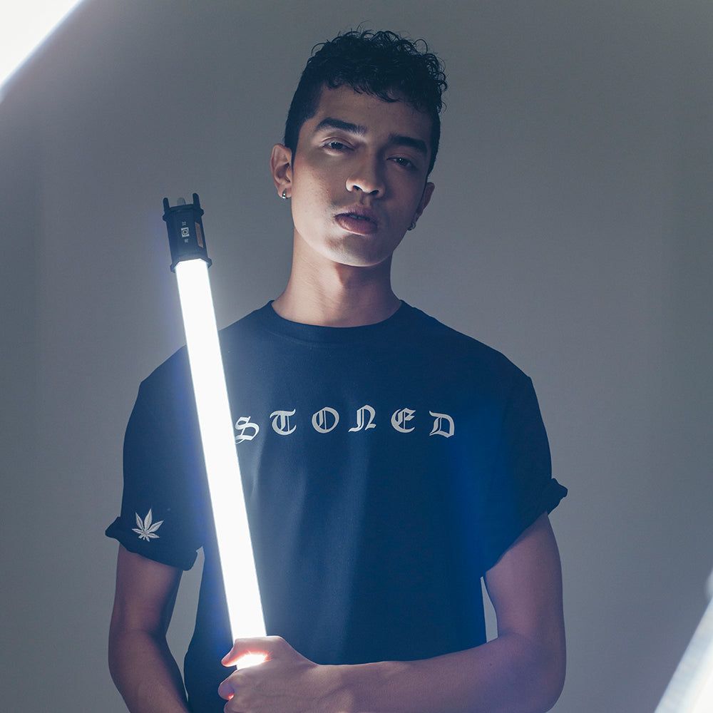 STONED STATE OF MIND LOGO TSHIRT BLACK sold by Stone & Co. product image thumbnail 3