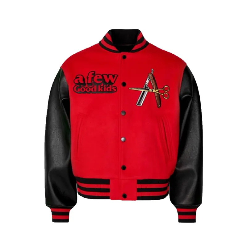 AFGK : Stadium Jacket Red sold by Stone & Co.