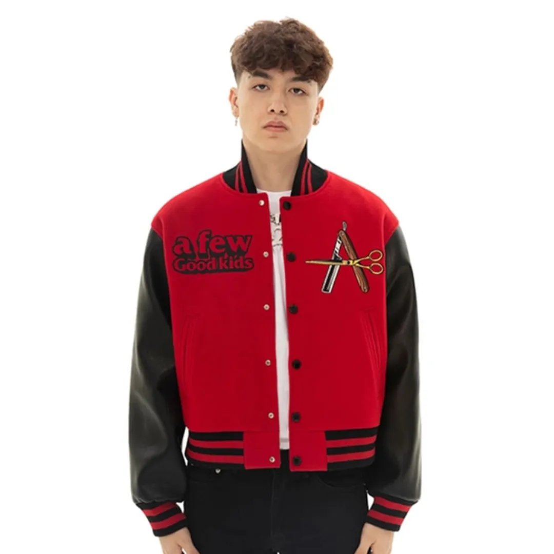 AFGK : Stadium Jacket Red sold by Stone & Co. product image thumbnail 3