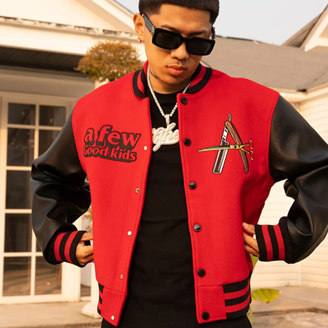 AFGK : Stadium Jacket Red sold by Stone & Co. product image thumbnail 5