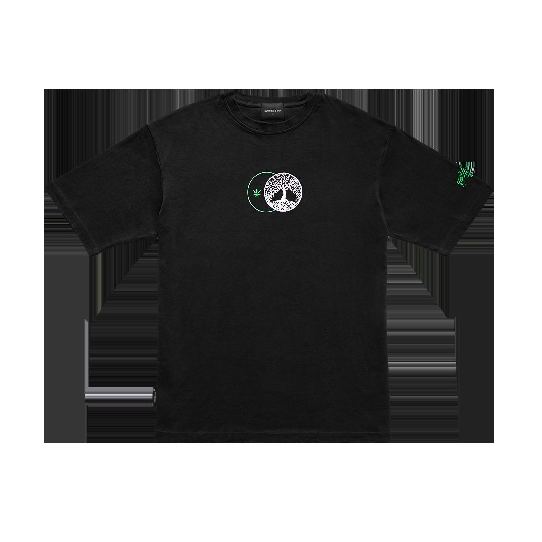 Stoned : Landscape Club Dual T-Shirt Black sold by Stone & Co. product image thumbnail 2
