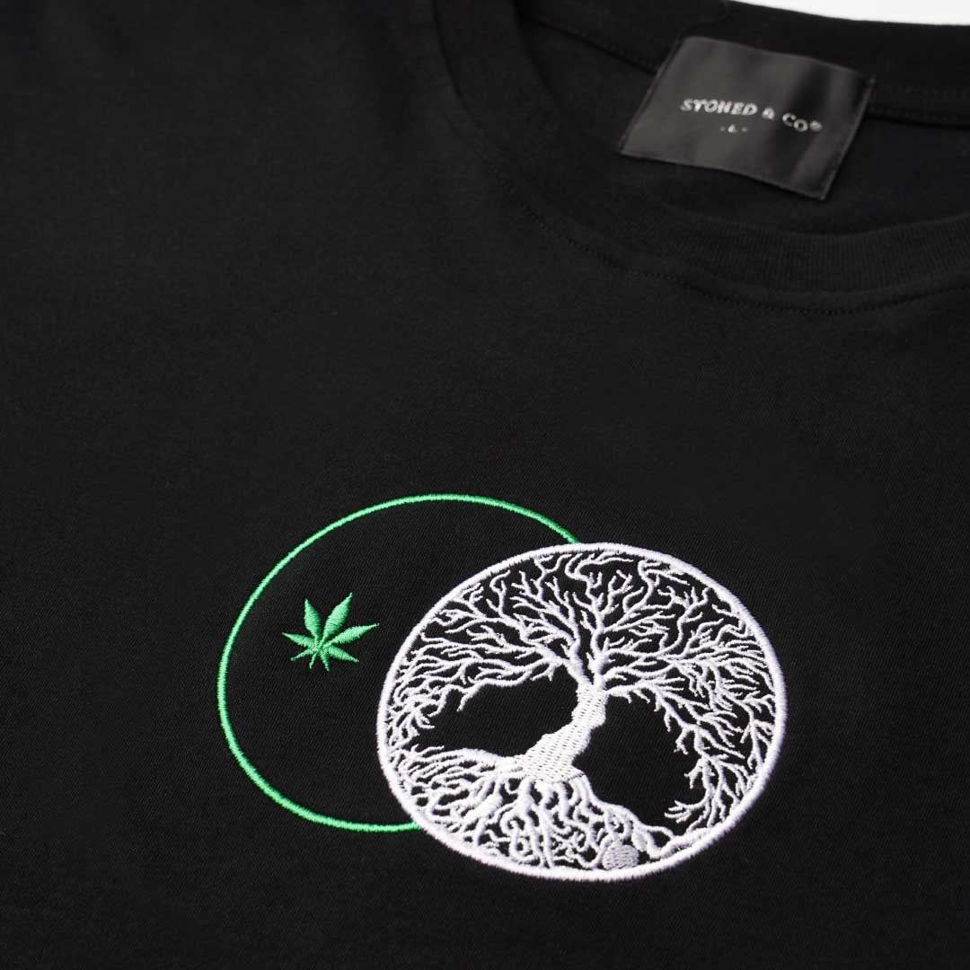 Stoned : Landscape Club Dual T-Shirt Black sold by Stone & Co. product image thumbnail 4