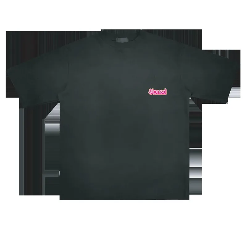Stoned : Pink Ending Tee Black sold by Stone & Co.
