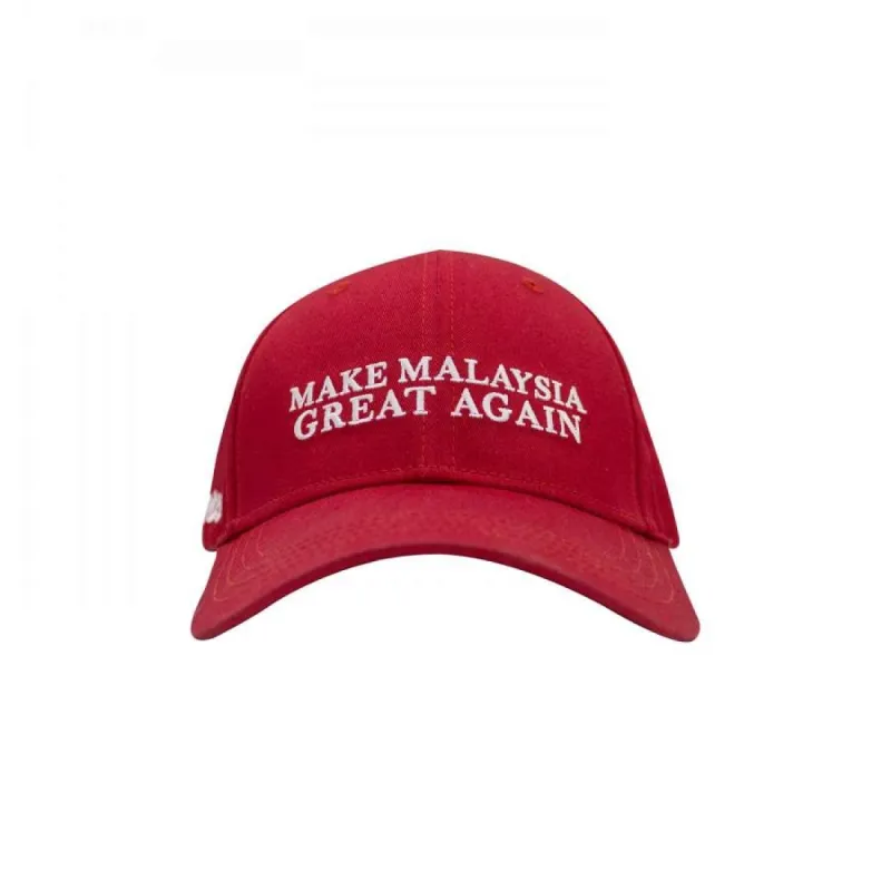 MAKE MALAYSIA GREAT AGAIN BASEBALL CAP RED sold by Stone & Co.