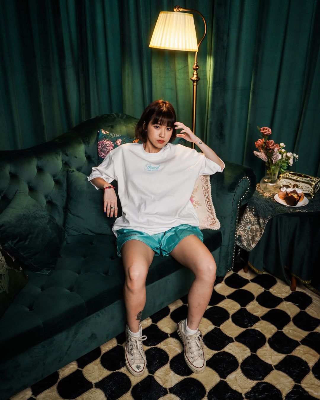 Love Stoned : Lovesick Tee White sold by Stone & Co. product image thumbnail 5