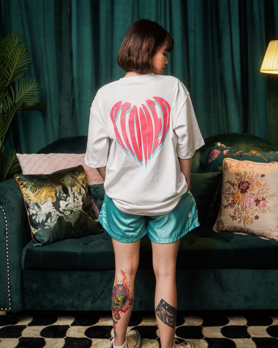 Love Stoned : Lovesick Tee White sold by Stone & Co. product image thumbnail 3