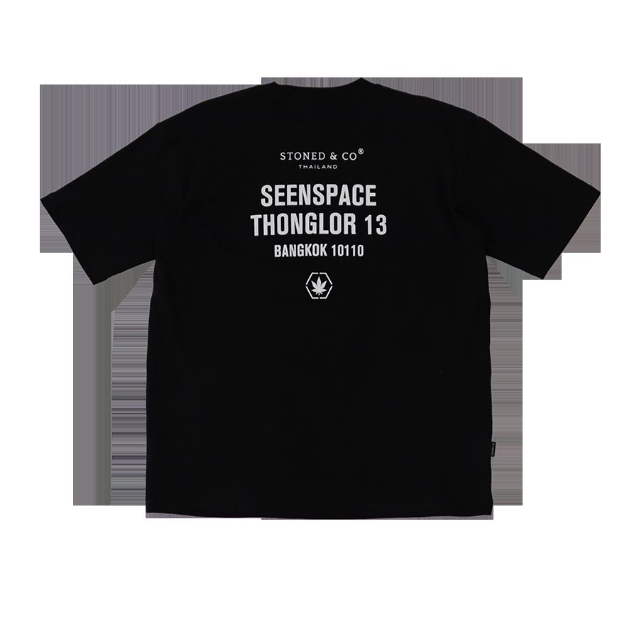 Stoned Journey : Address Tee Black sold by Stone & Co. product image thumbnail 2