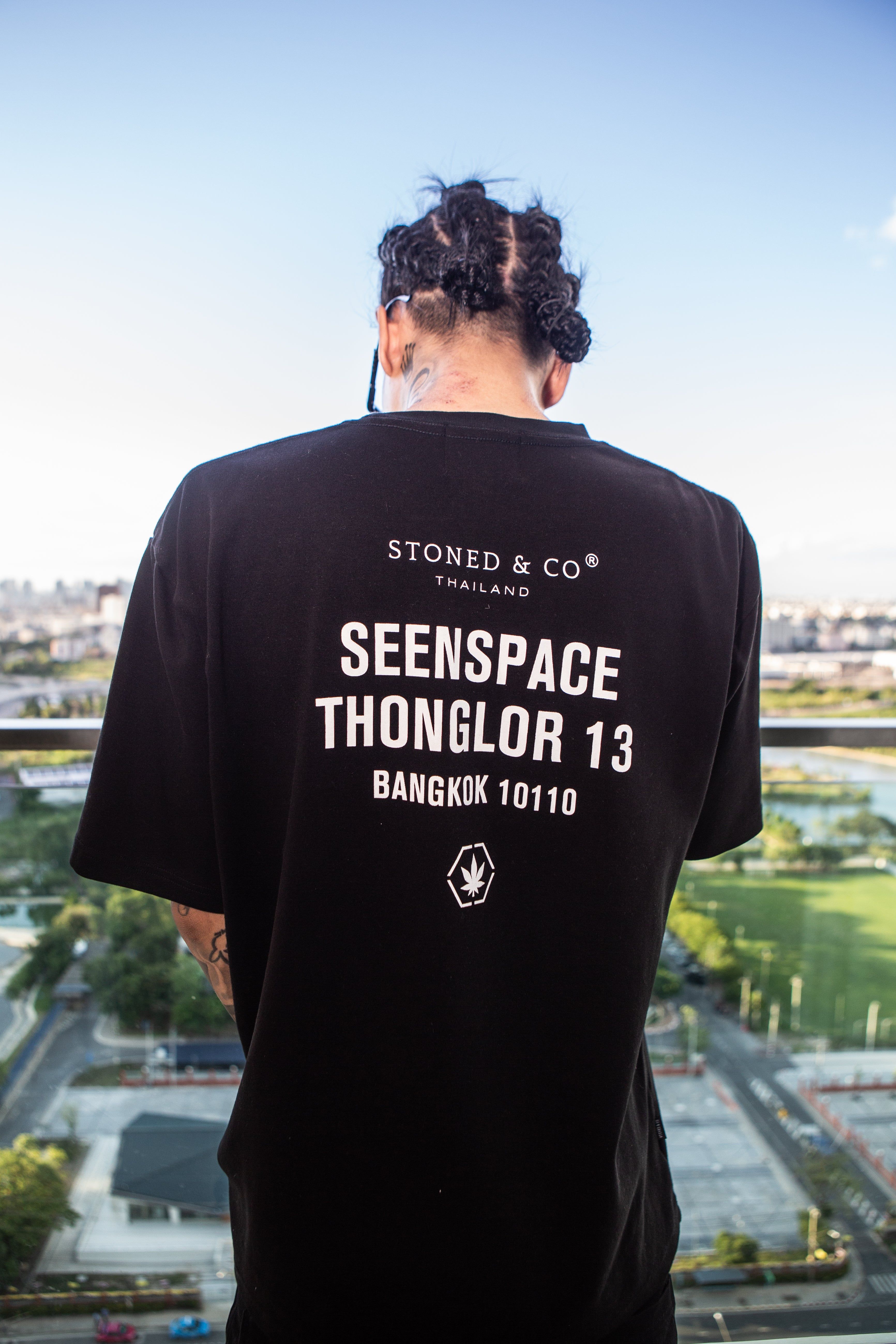 Stoned Journey : Address Tee Black sold by Stone & Co. product image thumbnail 3