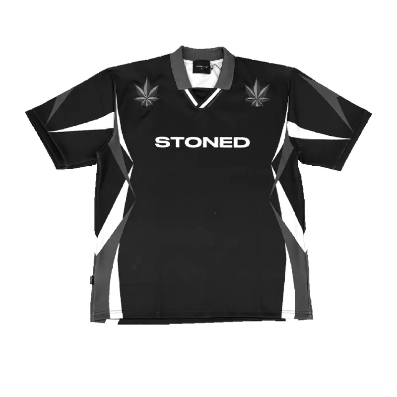 Stoned Classic : Retro UIP Jersey Black Grey sold by Stone & Co.