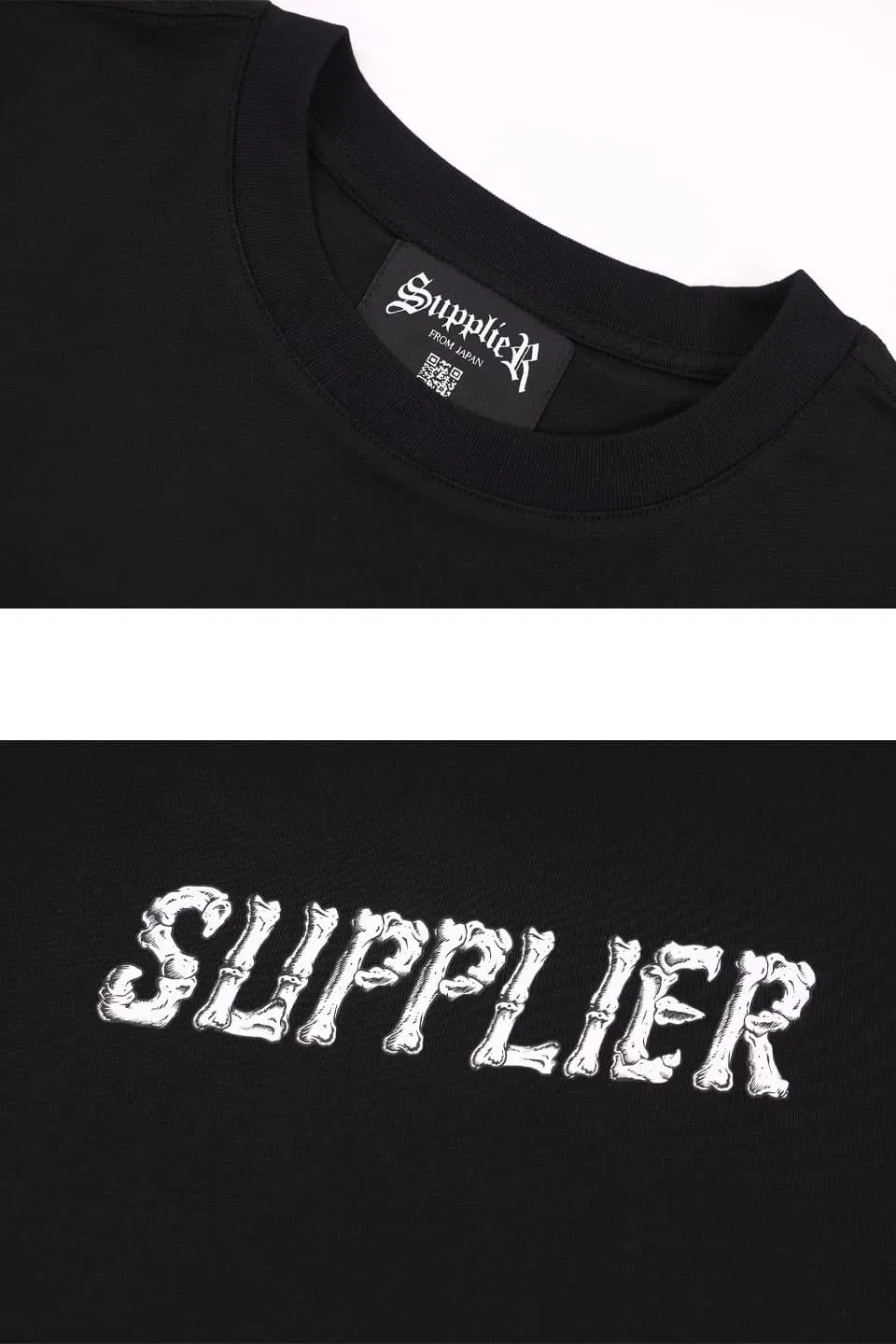 Supplier : Snake Cross Tee Black sold by Stone & Co. product image thumbnail 3