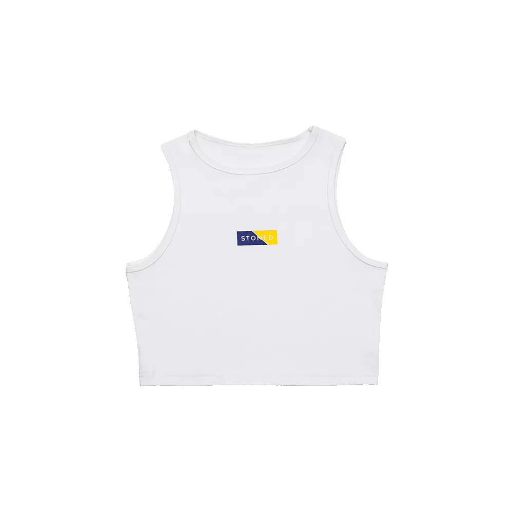 Maverick : Crop top White sold by Stone & Co.