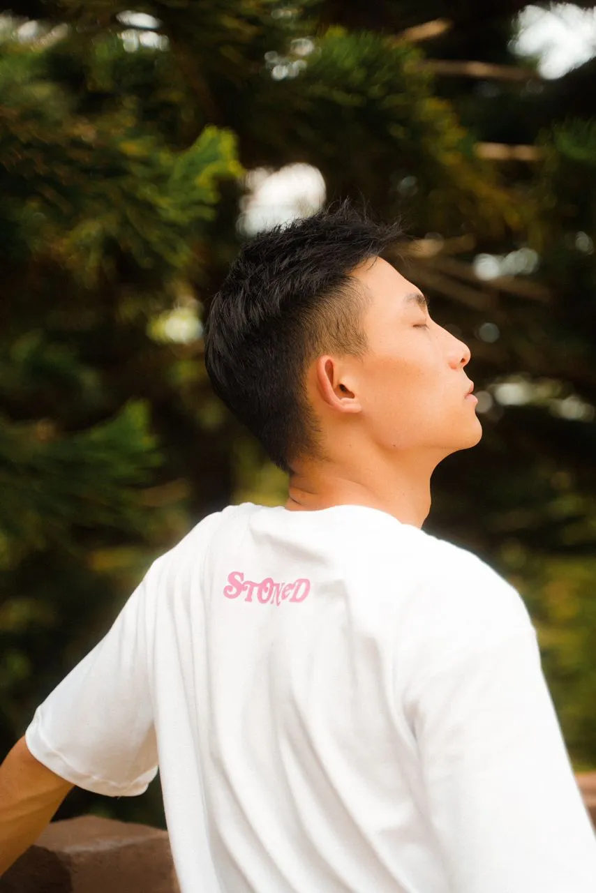 Stoned Dream : Reflection Tee White sold by Stone & Co. product image thumbnail 5