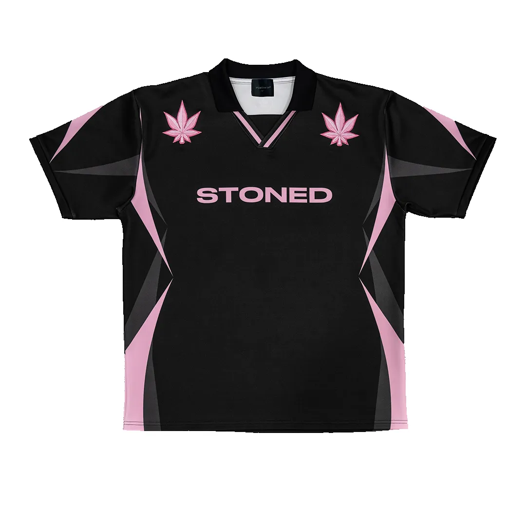 Stoned Retro : UIP Jersey Black Pink sold by Stone & Co.