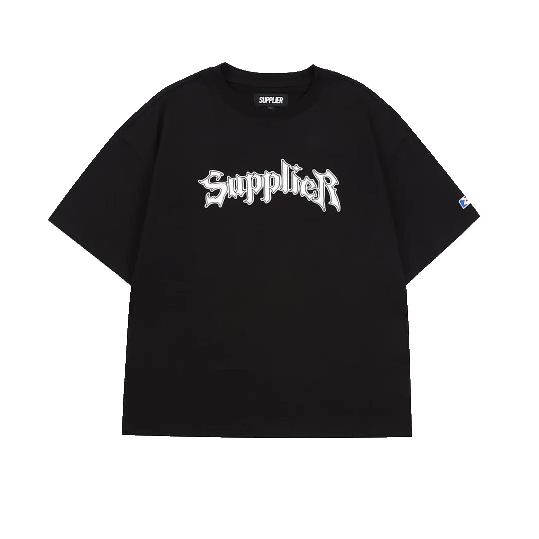 Supplier : Iron Logo Heavy Weight Tee Black sold by Stone & Co.