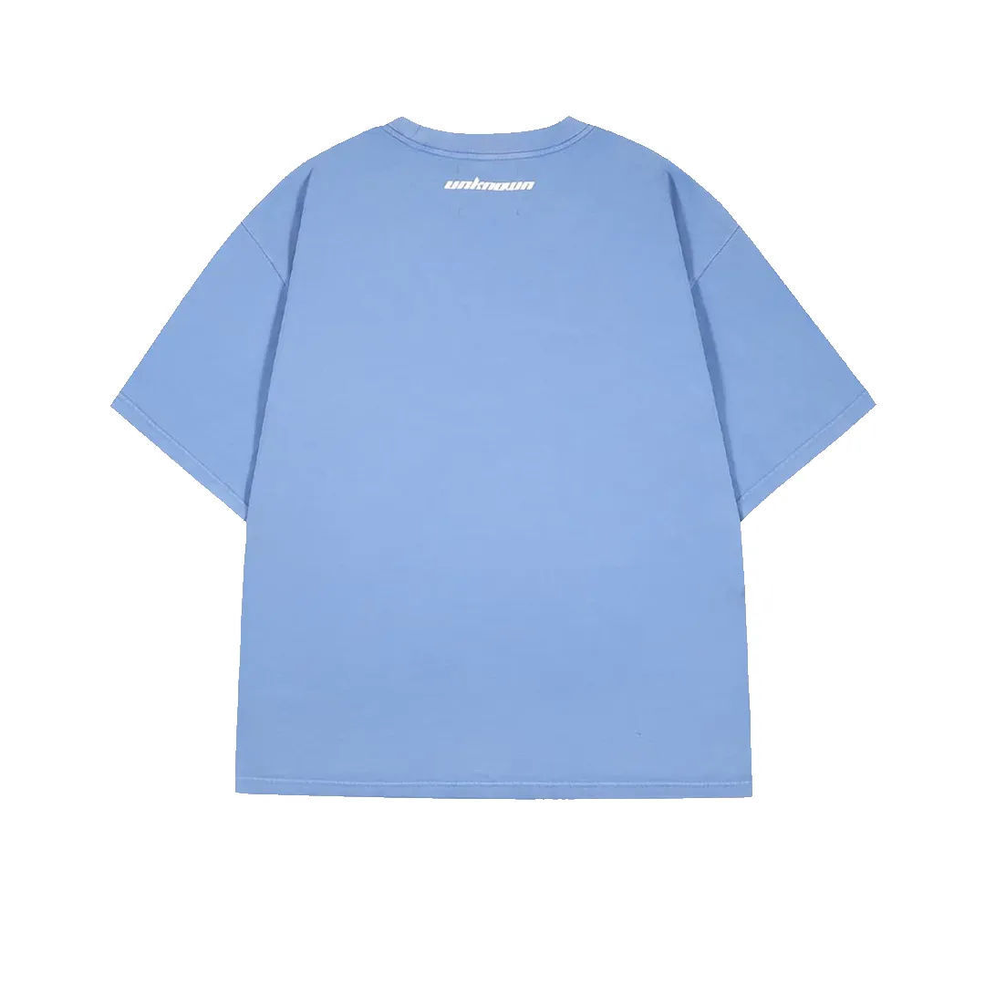 Unknown : Acid Dyed Hybrid Logo Tee Blue sold by Stone & Co. product image thumbnail 2