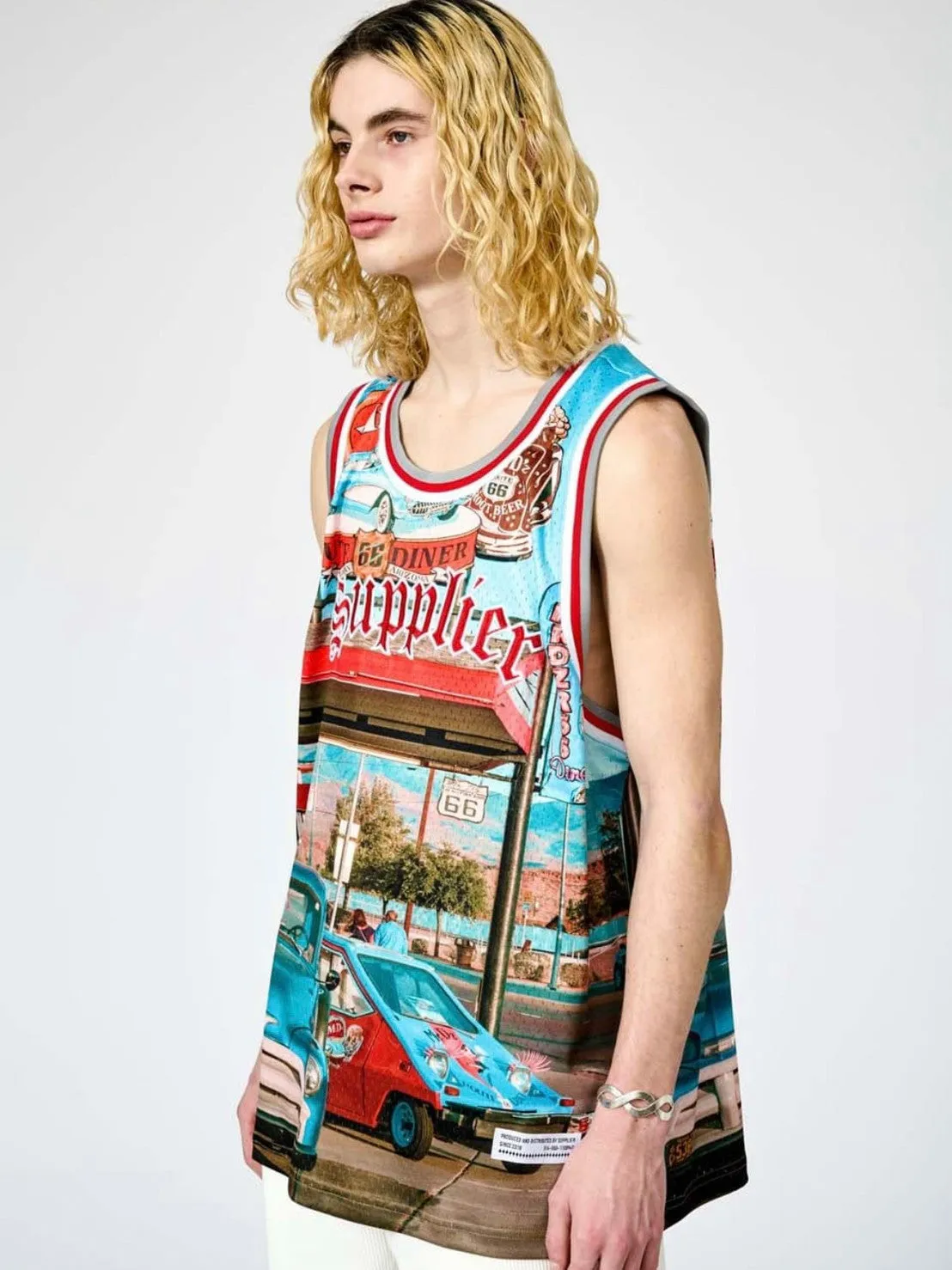 Supplier : Mesh Tank Top Red sold by Stone & Co. product image thumbnail 4