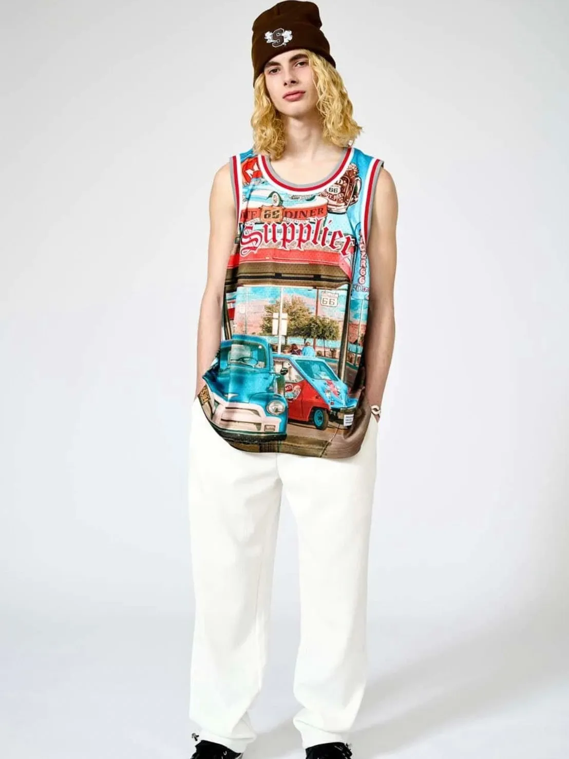 Supplier : Mesh Tank Top Red sold by Stone & Co. product image thumbnail 5