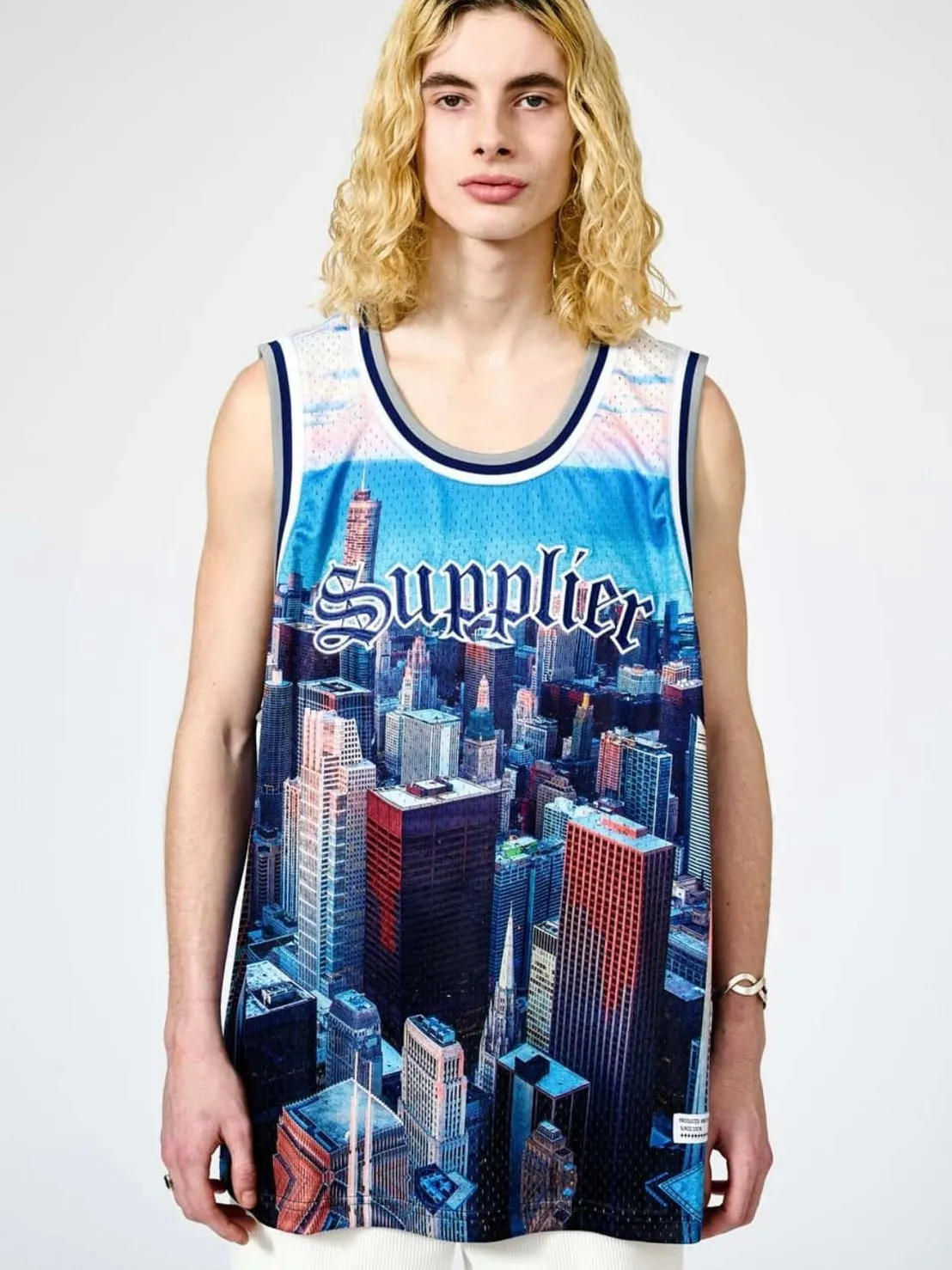 Supplier : Mesh Tank Top Blue sold by Stone & Co. product image thumbnail 3