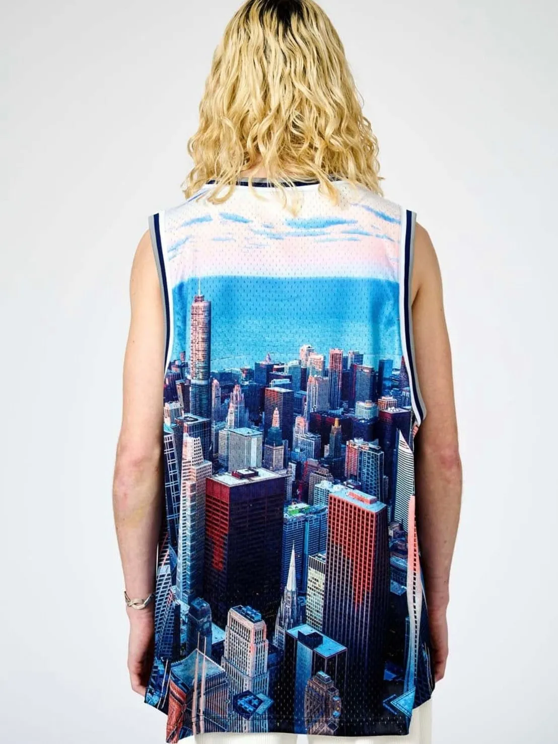 Supplier : Mesh Tank Top Blue sold by Stone & Co. product image thumbnail 5