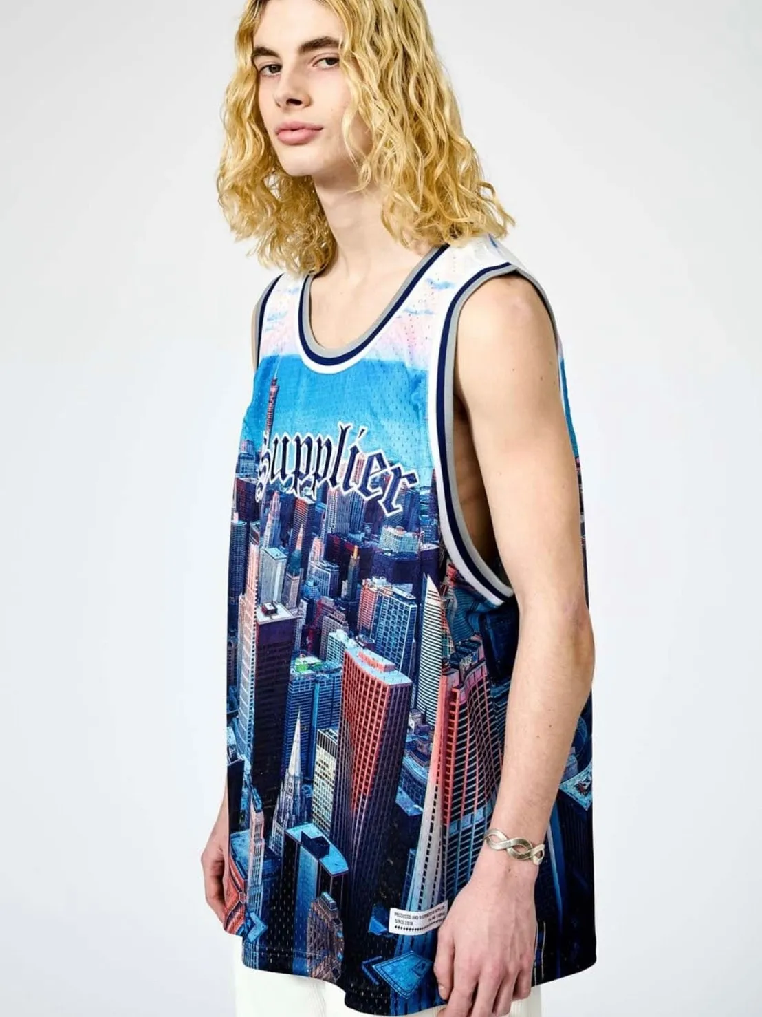 Supplier : Mesh Tank Top Blue sold by Stone & Co. product image thumbnail 4