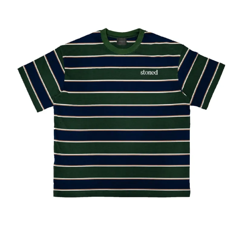 Stoned Originals : Stripes Navy/Green sold by Stone & Co.