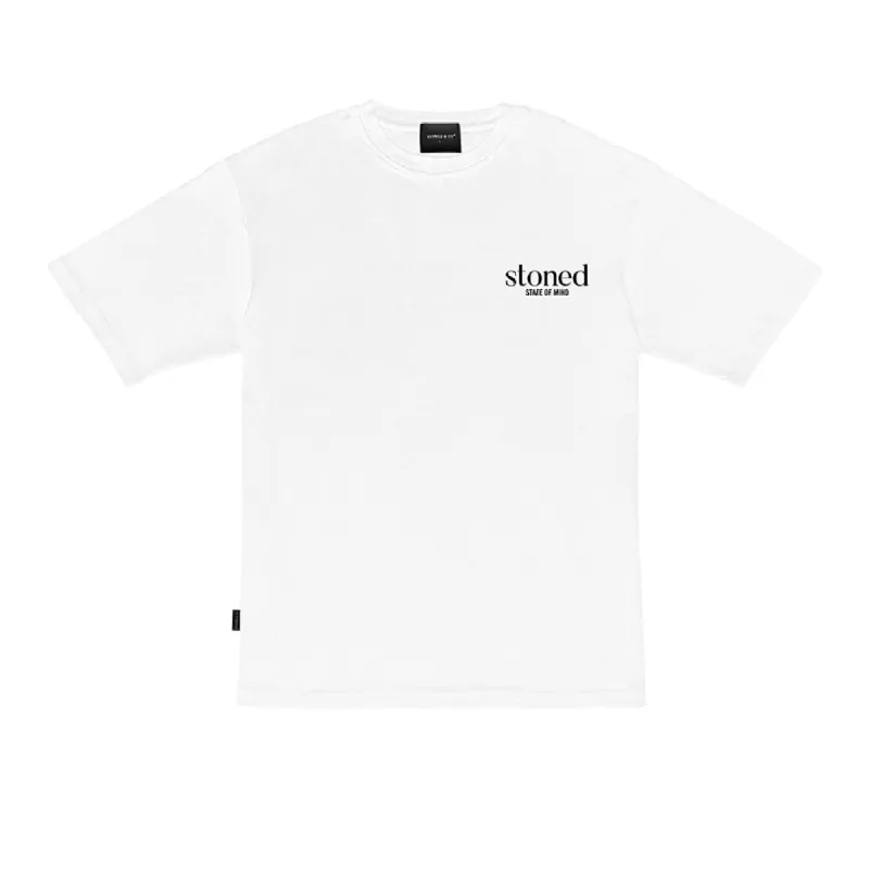 Stoned Originals : Basic Logo Tee White sold by Stone & Co.