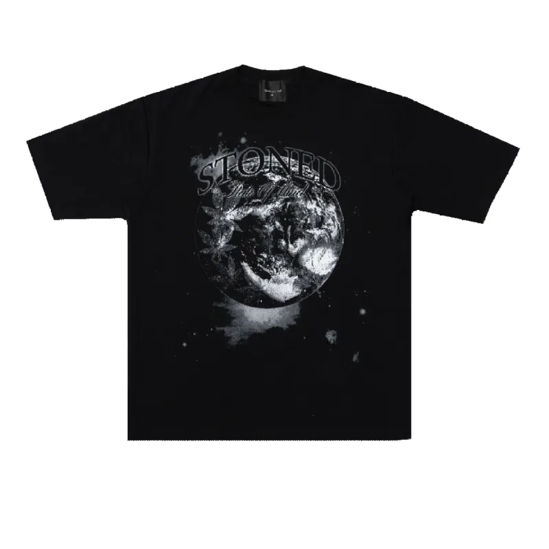 Void : World Tee Black sold by Stone & Co.