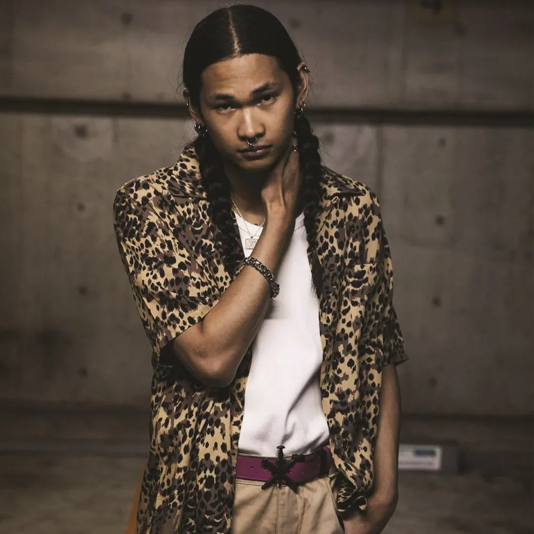 Supplier : Leopard Open Collar Shirt Brown sold by Stone & Co. product image thumbnail 3