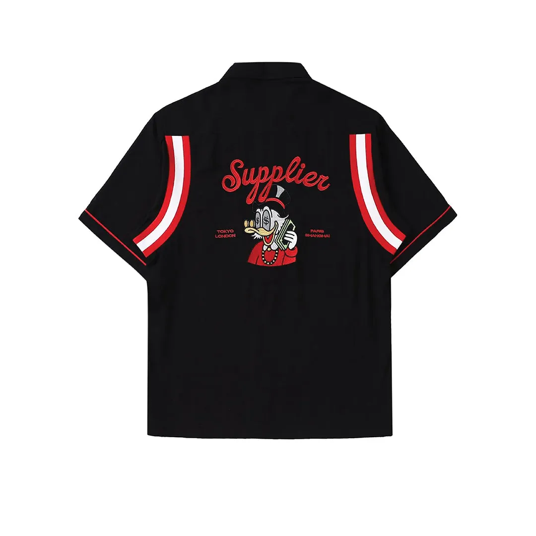 Supplier : Duck Bowling Shirt Black sold by Stone & Co. product image thumbnail 2