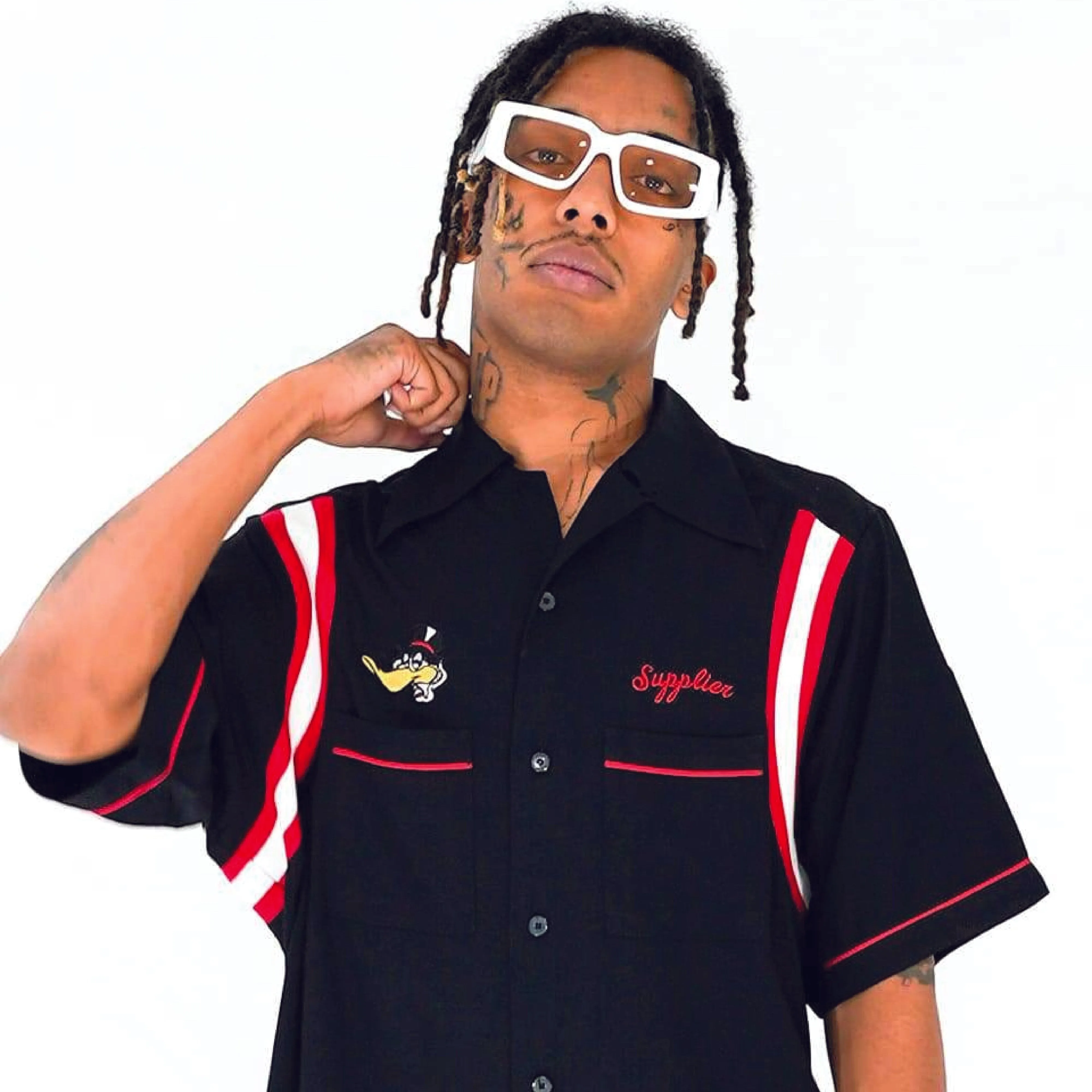 Supplier : Duck Bowling Shirt Black sold by Stone & Co. product image thumbnail 3