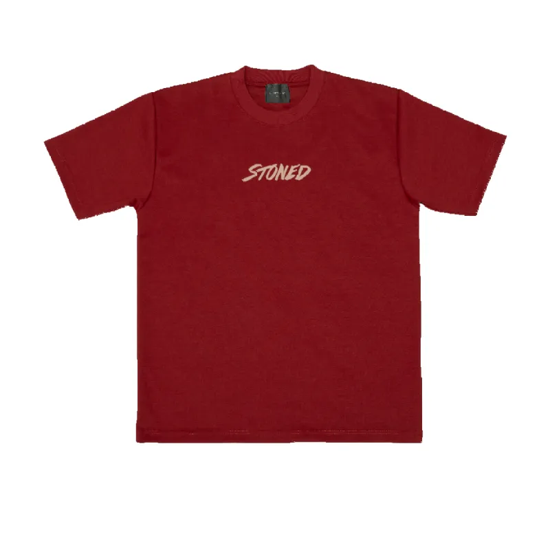 Colours : Genetic Hexagon Tee Red sold by Stone & Co.