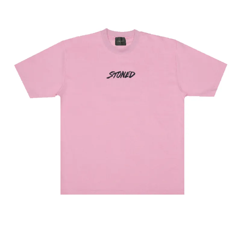 Colours : Genetic Hexagon Tee Pink sold by Stone & Co.