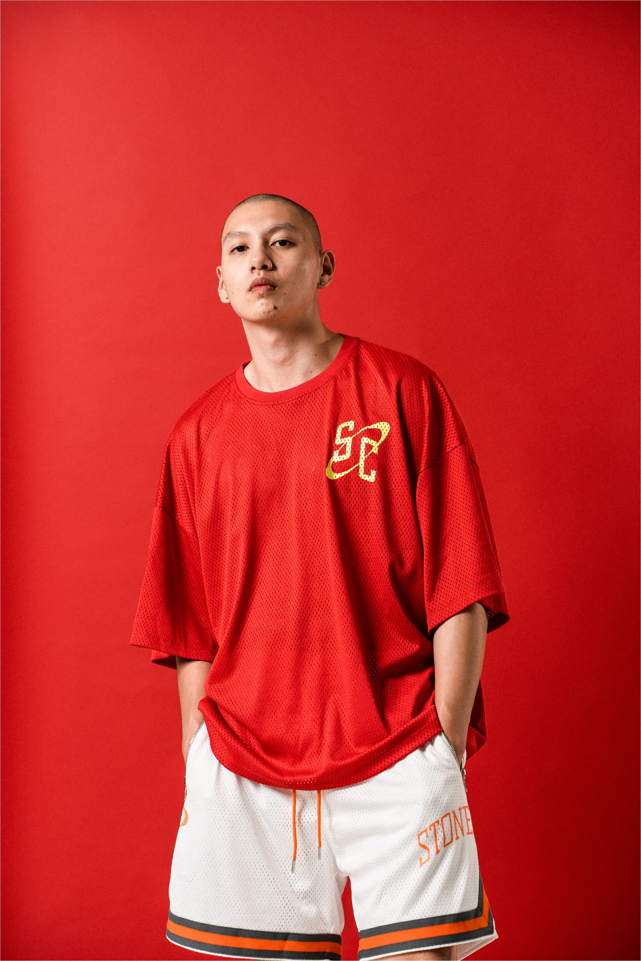 Stoned Universe : Maple Mesh Jersey Red sold by Stone & Co. product image thumbnail 5