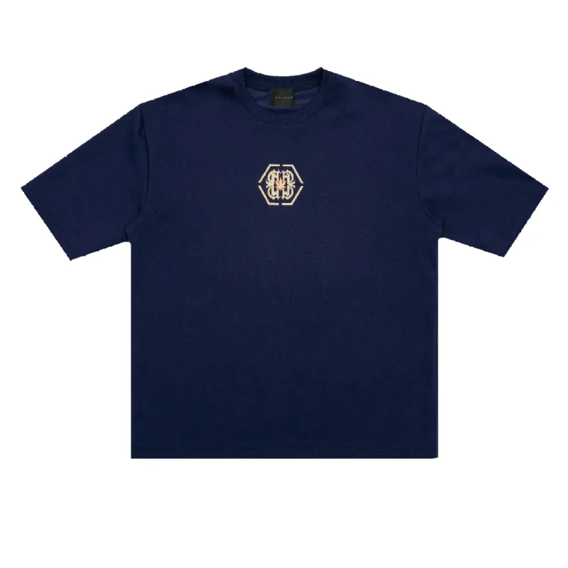 Stoned X UNDG : Nexus Logo Tee Navy sold by Stone & Co.