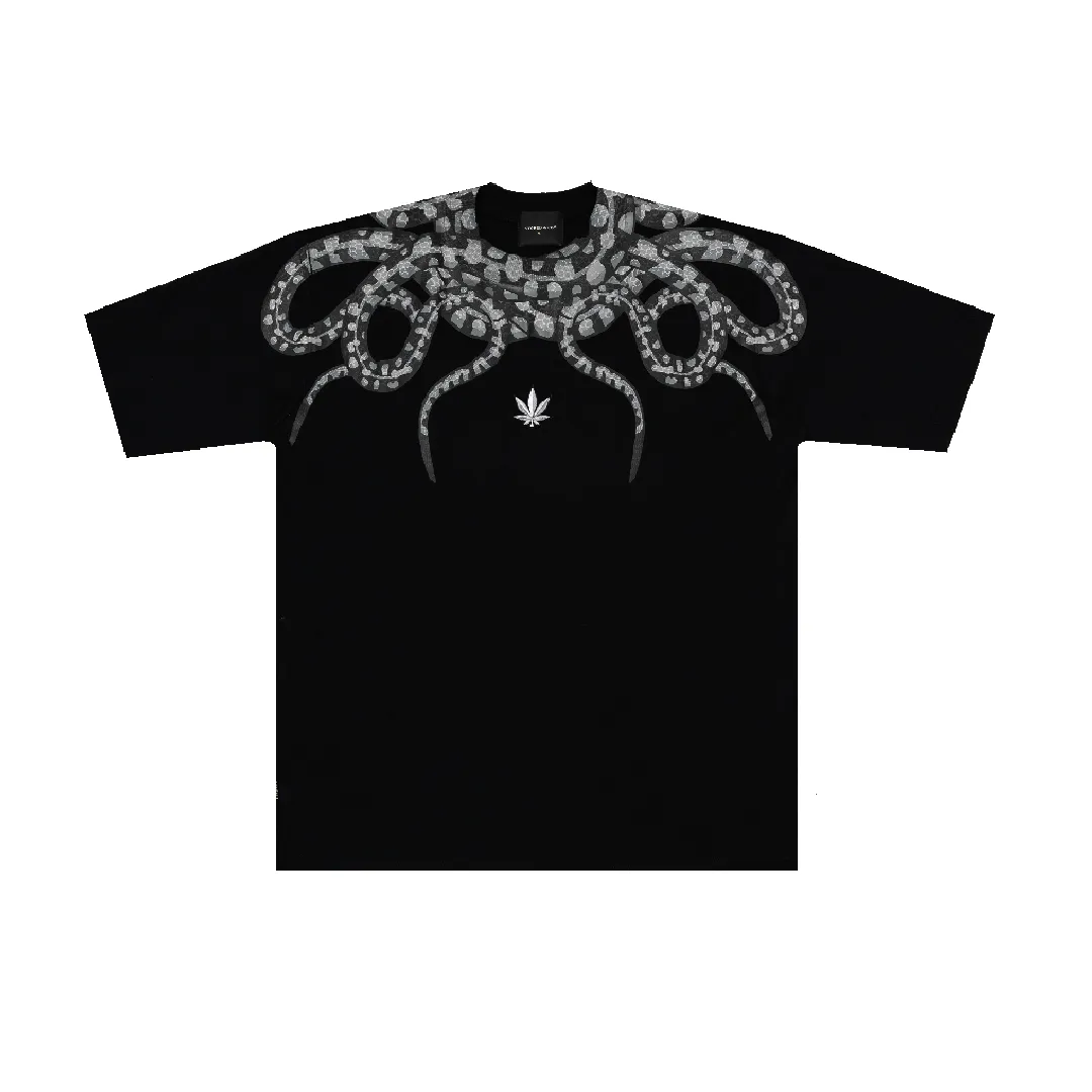 Golden Jade : All Over Snake Tee Black sold by Stone & Co.