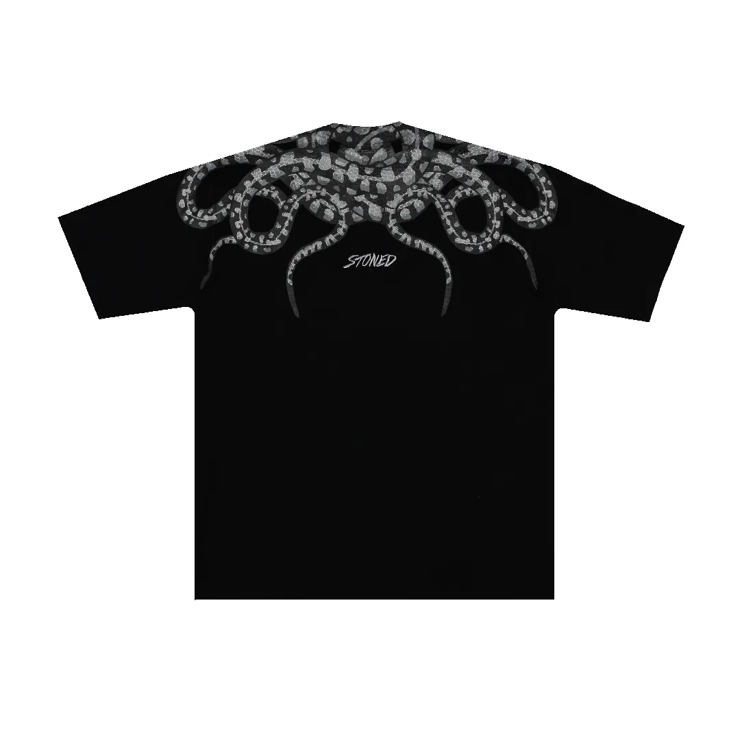 Golden Jade : All Over Snake Tee Black sold by Stone & Co. product image thumbnail 3