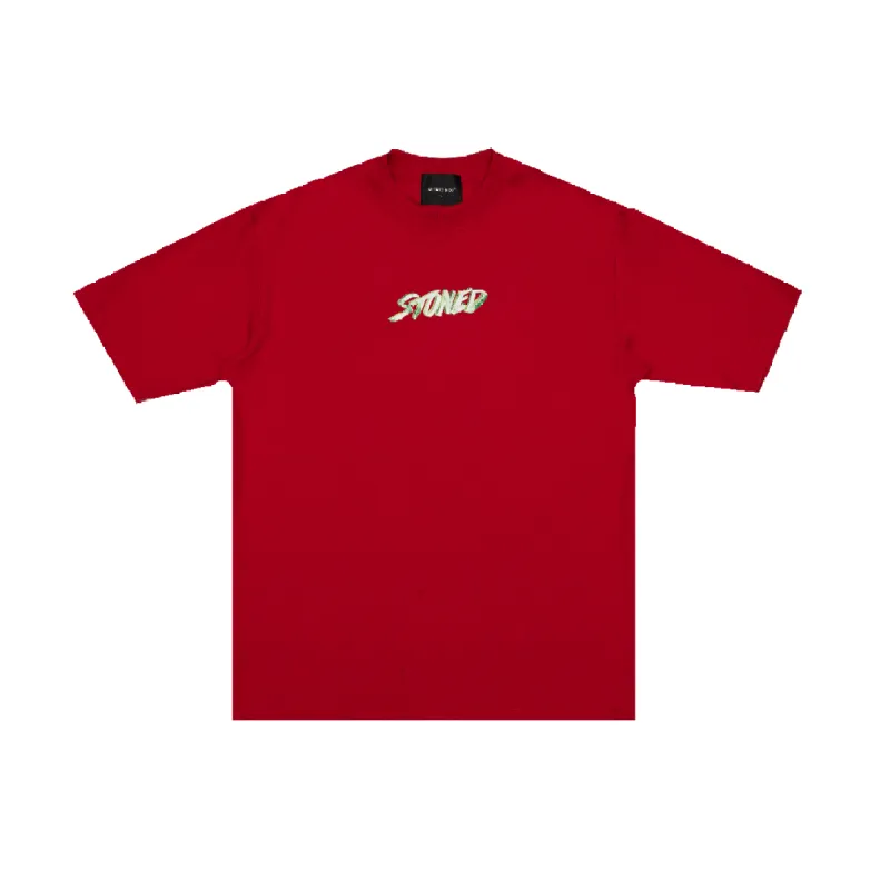 Golden Jade : Genetic Hexagon Jade Tee Red sold by Stone & Co.