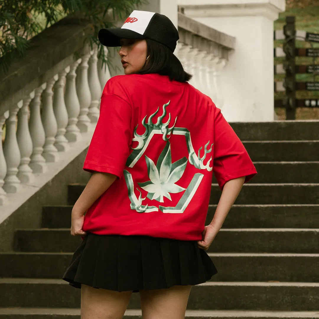 Golden Jade : Genetic Hexagon Jade Tee Red sold by Stone & Co. product image thumbnail 2