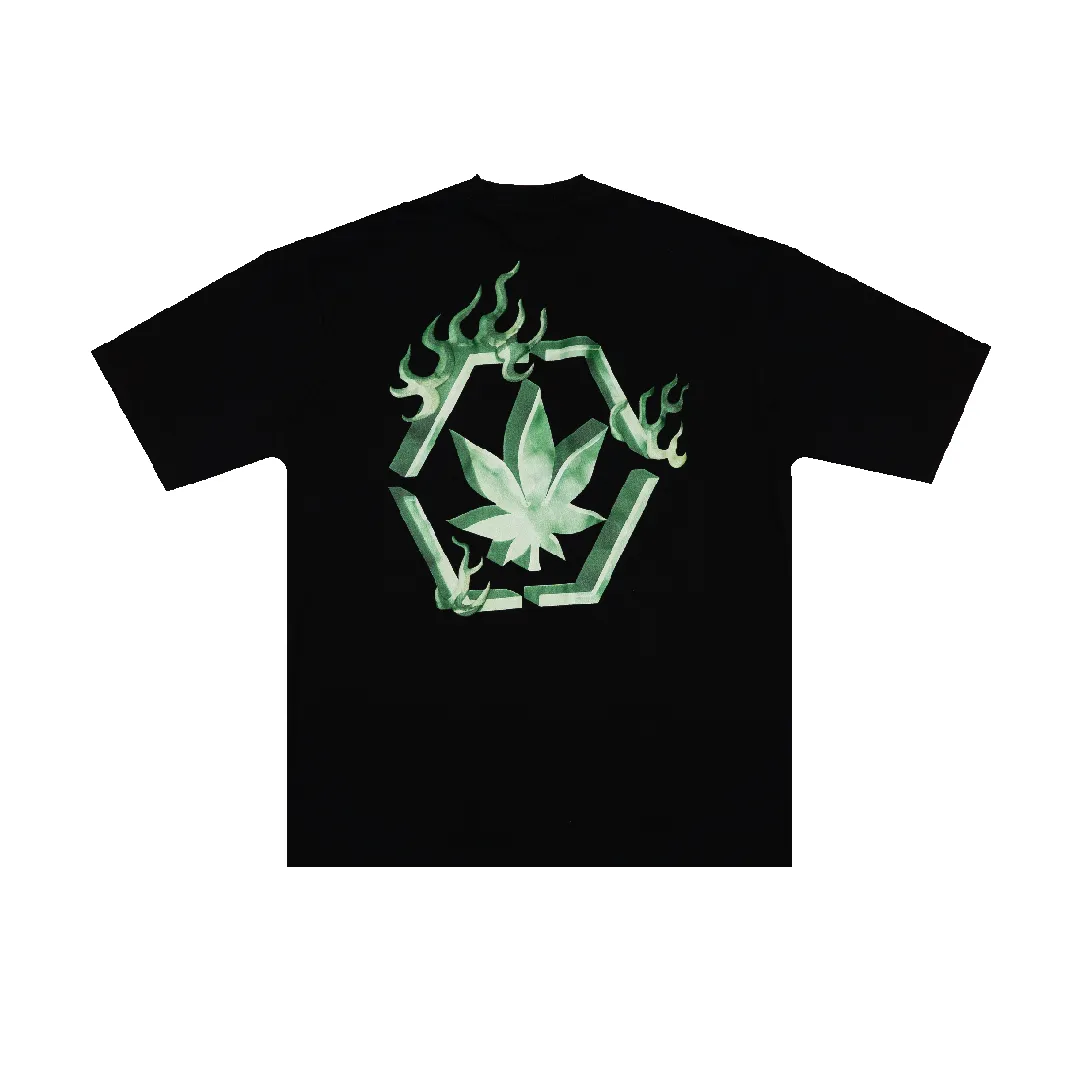 Golden Jade : Genetic Hexagon Jade Tee Black sold by Stone & Co. product image thumbnail 3