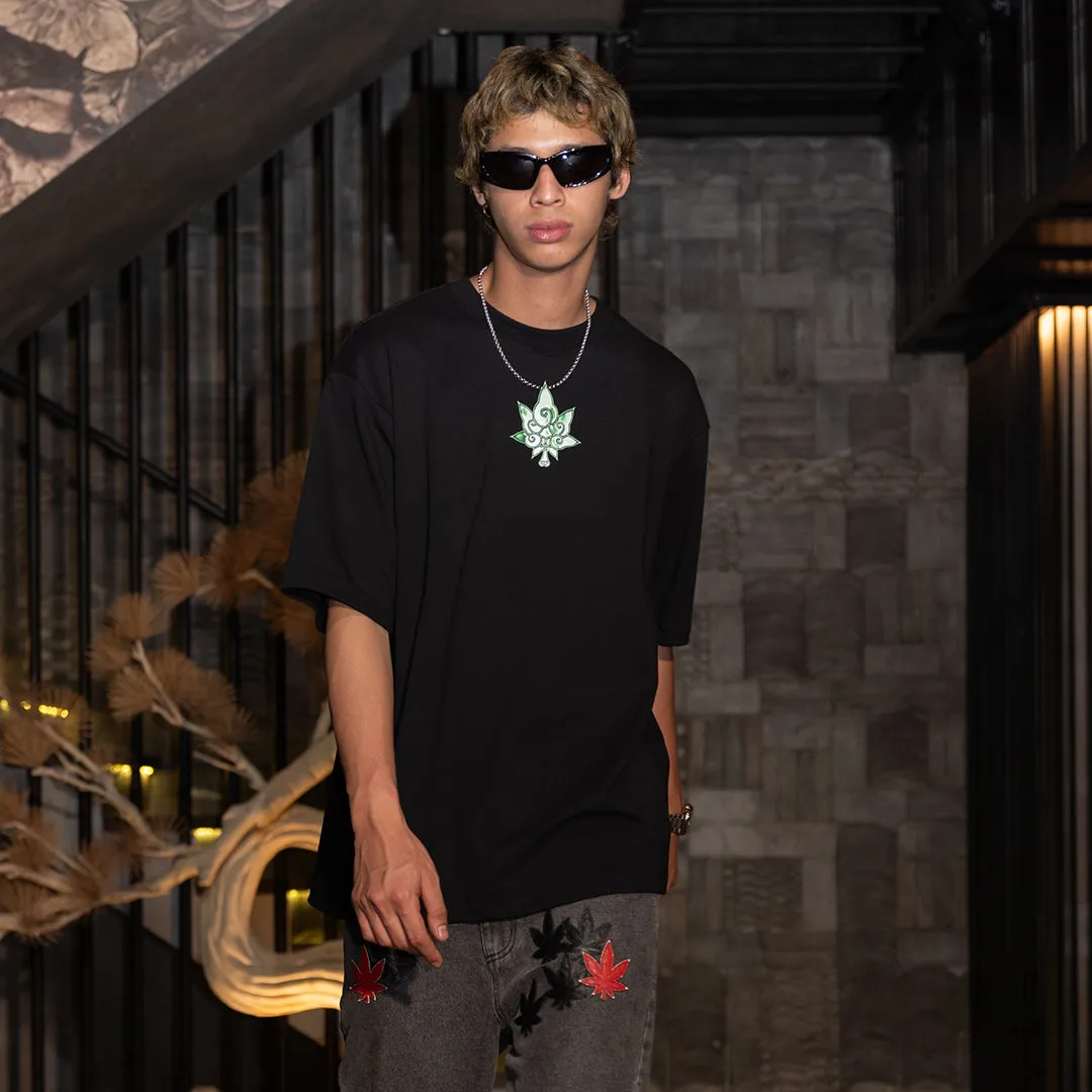Golden Jade : Duo Snake Tee Black sold by Stone & Co. product image thumbnail 4