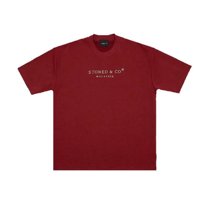 [KVIN PROMO] Golden Jade : Jade Signature Tee Red sold by Stone & Co.